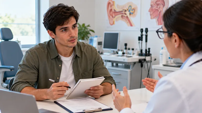 Cómo prepararse para una consulta de otorrinolaringología
