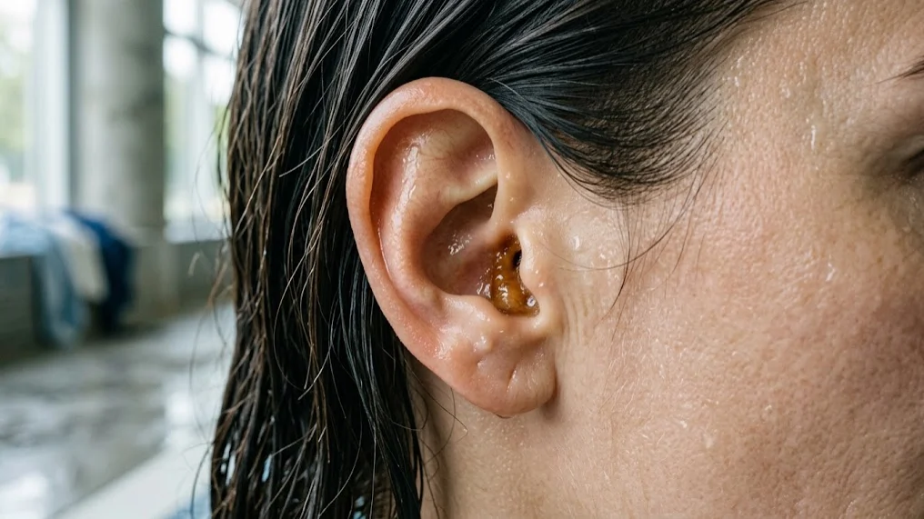 El cerumen también puede explicar la sensación después de nadar