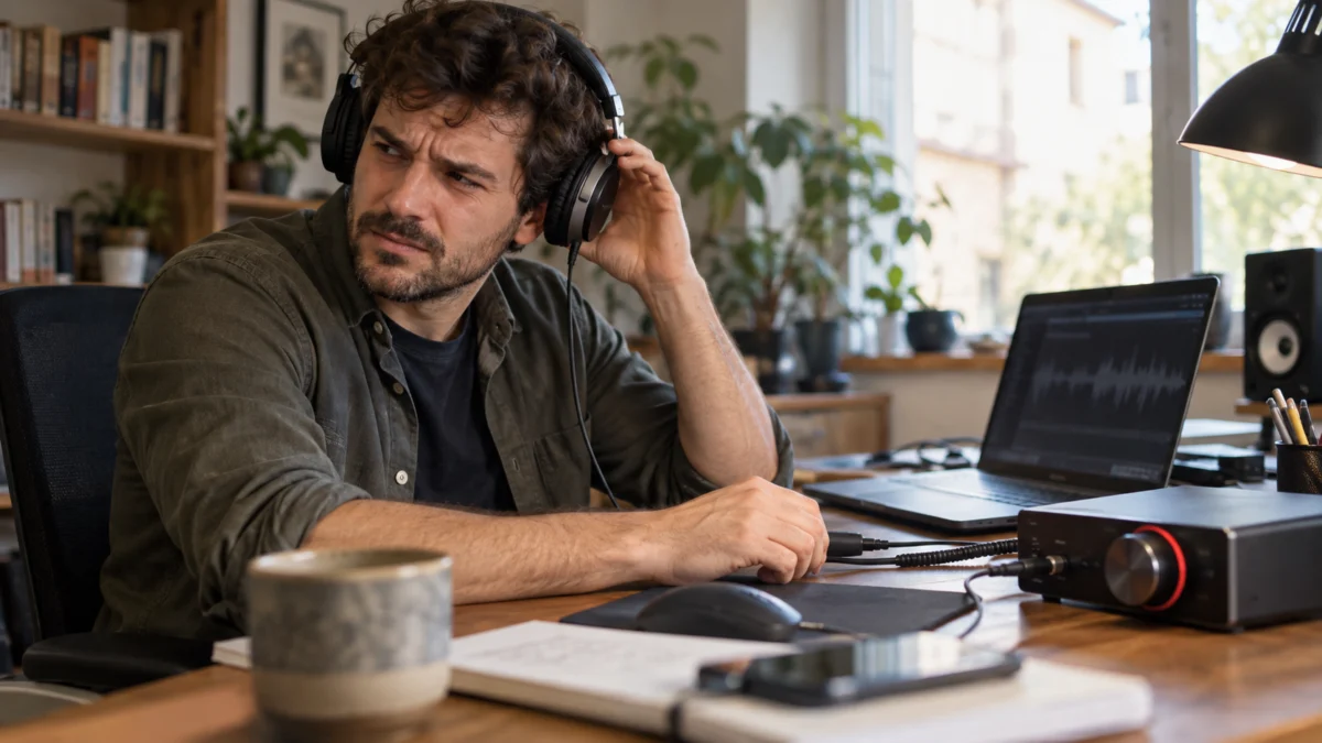 Si utilizas auriculares, el problema no es que sean auriculares